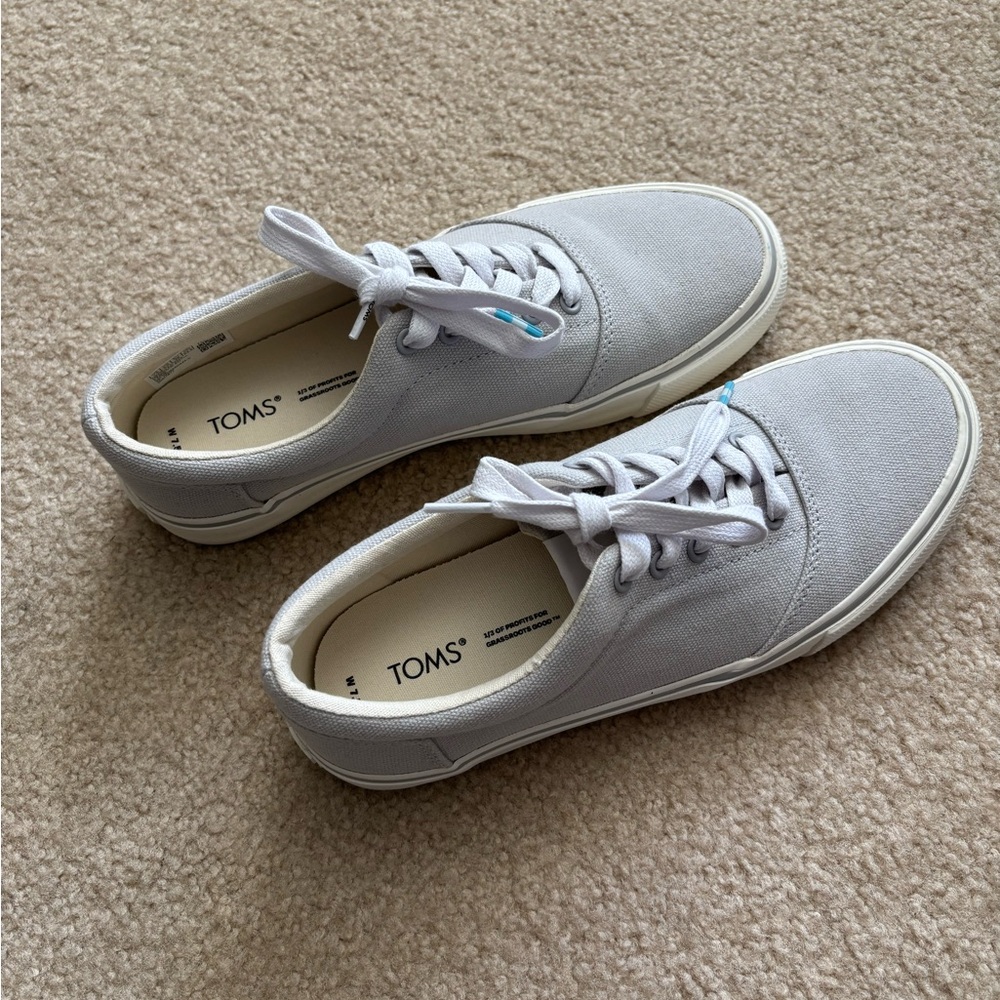 TOMS Lunar Grey Alpargata Fenix Lace Up